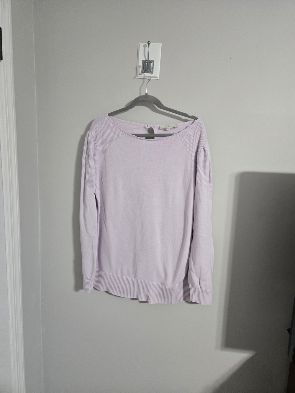 LOFT Lilac Crewneck Sweater